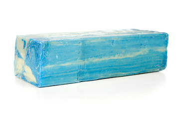 Image showing Blue Soap Bar