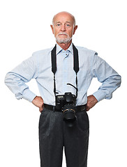 Image showing senior photographer