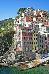 Image showing Italy. Cinque Terre. Riomaggiore village 