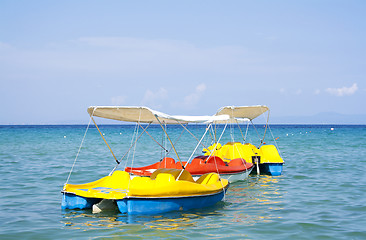 Image showing Pedal boats