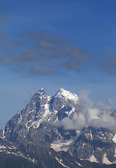 Image showing Mt. Ushba, Caucasus Mountains, Georgia.