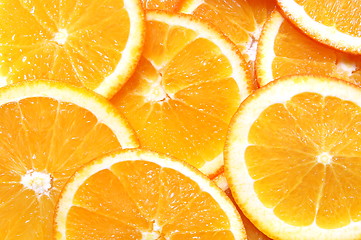 Image showing orange fruit background