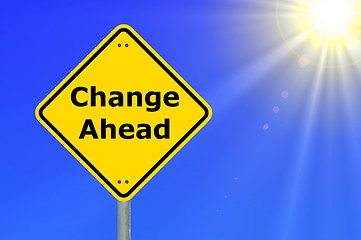 Image showing change ahead