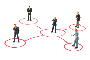 Image showing networking business people