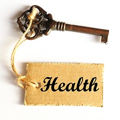 Image showing key to health