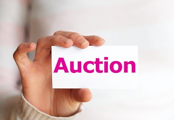 Image showing auction