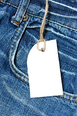 Image showing blank price tag