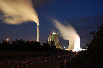 Image showing industry at night