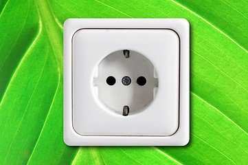 Image showing ecological power outlet