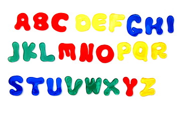 Image showing letters and numbers