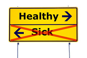 Image showing health and sick