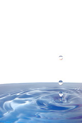 Image showing splashing water drop