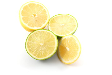 Image showing lemon orange and citron fruit