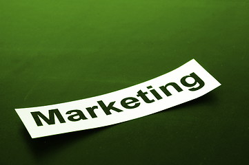 Image showing marketing concept