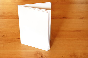 Image showing empty paper book