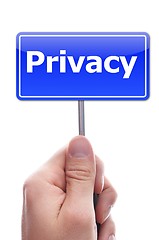 Image showing privacy