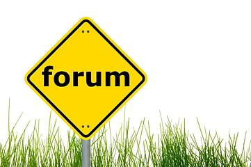 Image showing internet forum concept