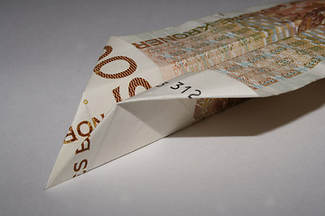 Image showing money flyes