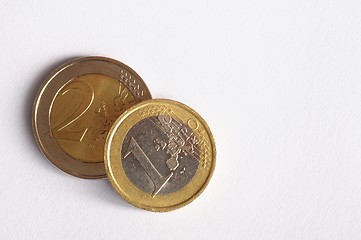 Image showing euro money on white