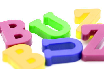 Image showing Close-up of letters. Great details !