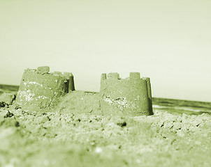 Image showing Sand castle