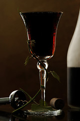 Image showing Red wine