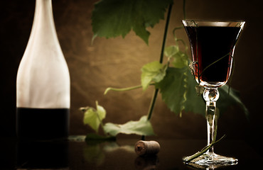 Image showing Red wine