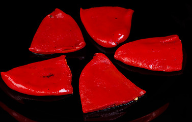 Image showing Piquillo peppers