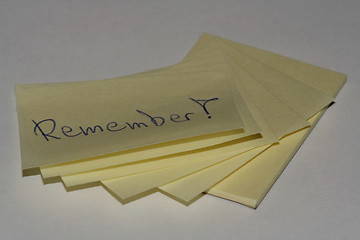 Image showing remember