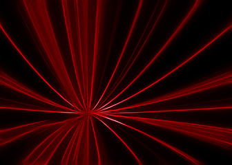 Image showing Fiery Warp Lines Background