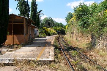 Image showing station train