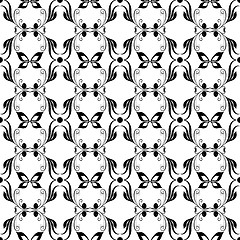 Image showing Seamless floral pattern