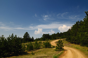 Image showing Mountain road