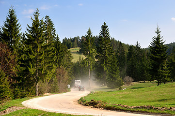 Image showing Mountain road