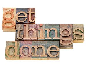 Image showing get things done