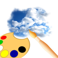Image showing Painting Sky