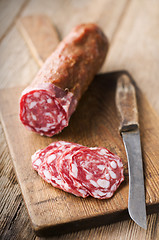 Image showing Salami