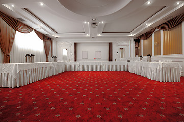 Image showing Luxury restaurant interior