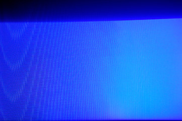 Image showing Authentic blue static on a TV screen