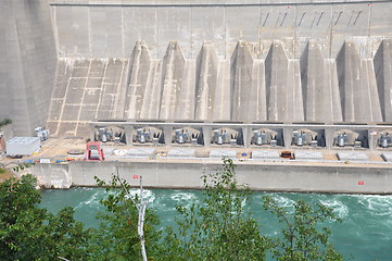 Image showing Hydro Dam at Niagara Falls 