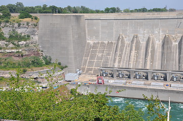 Image showing Hydro Dam at Niagara Falls 