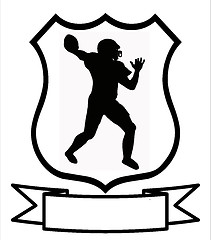 Image showing American Football Sport Shield 