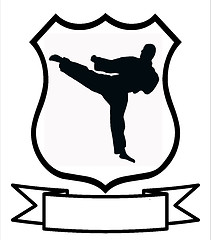 Image showing Karate Sport Shield 