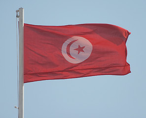 Image showing Tunisian flag