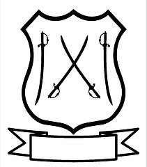 Image showing Sword Fencing Sport Shield 