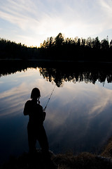Image showing late fishing
