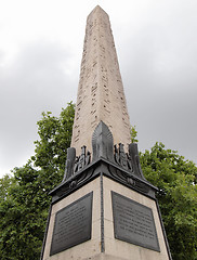 Image showing Egyptian obelisk, London