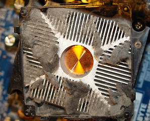 Image showing Computer fan dust