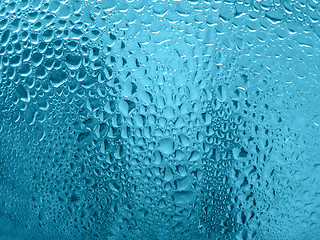 Image showing water drops on glass         