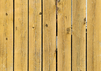 Image showing old wooden fence